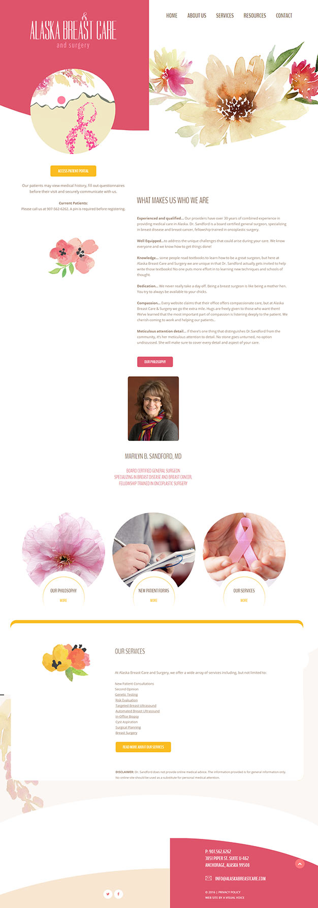 alaska breast care website